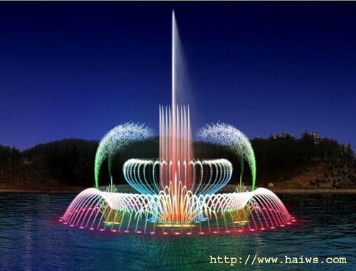 南京银杏湖喷泉工程