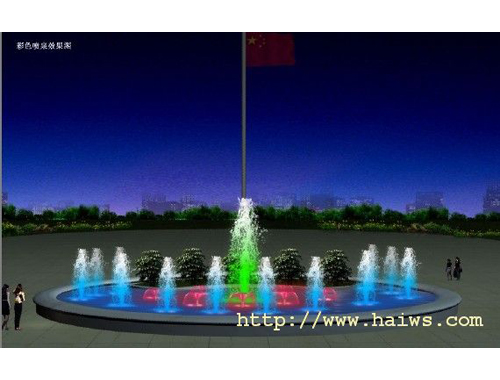 2014九江彩色喷泉工程